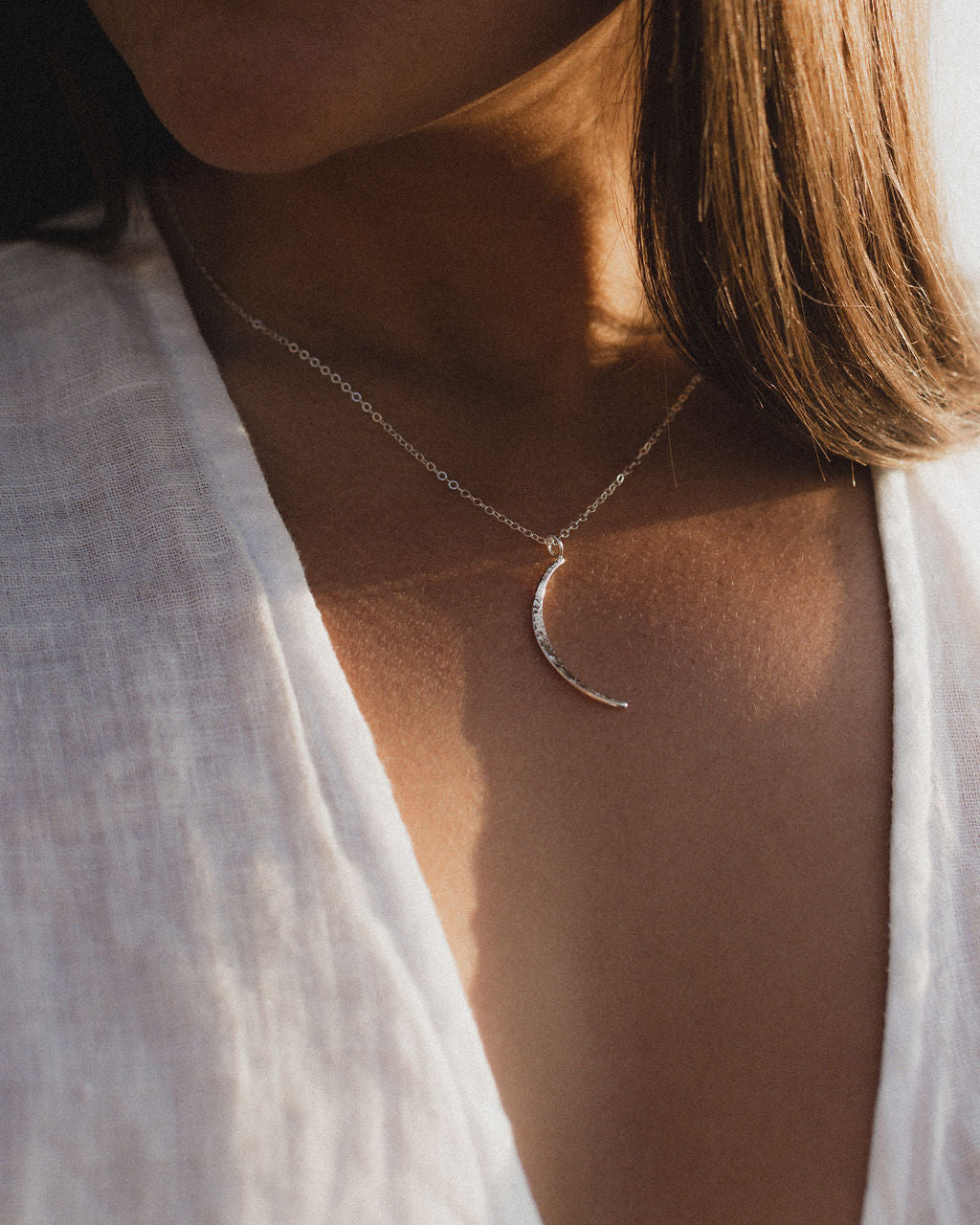 Silver Luna Necklace