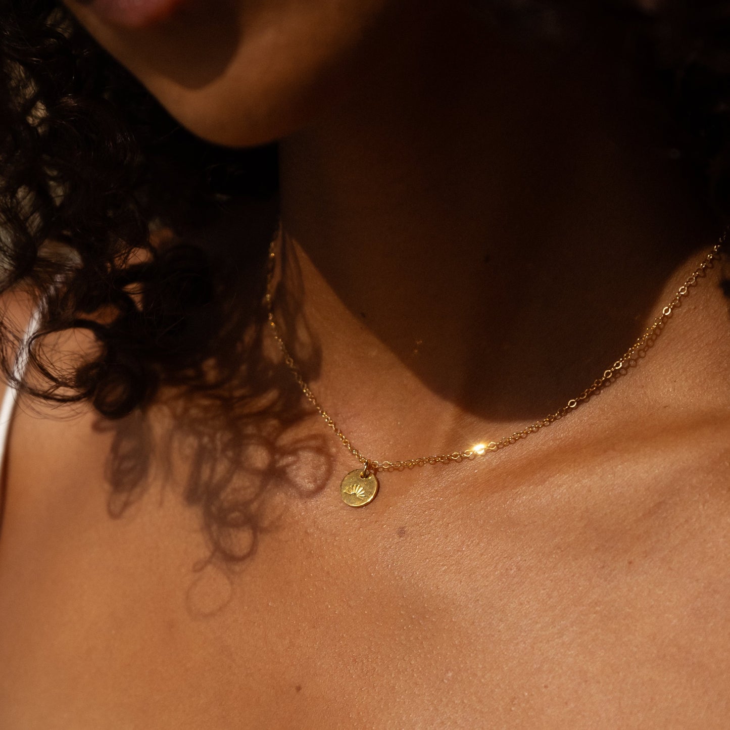 Gold Sunset Necklace