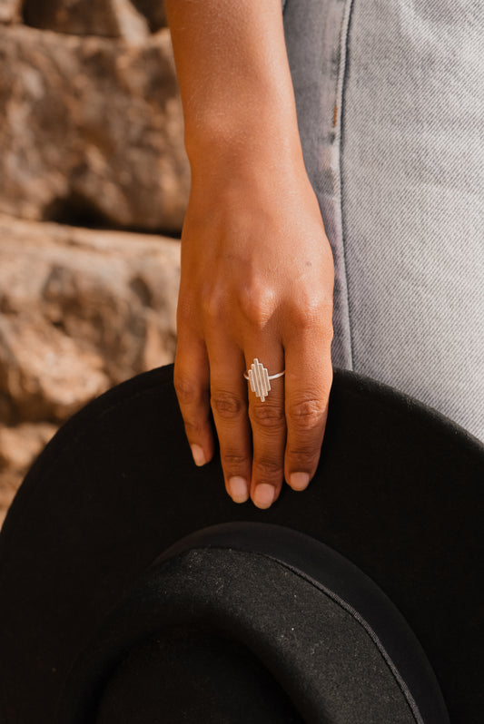 Silver Arizona Ring