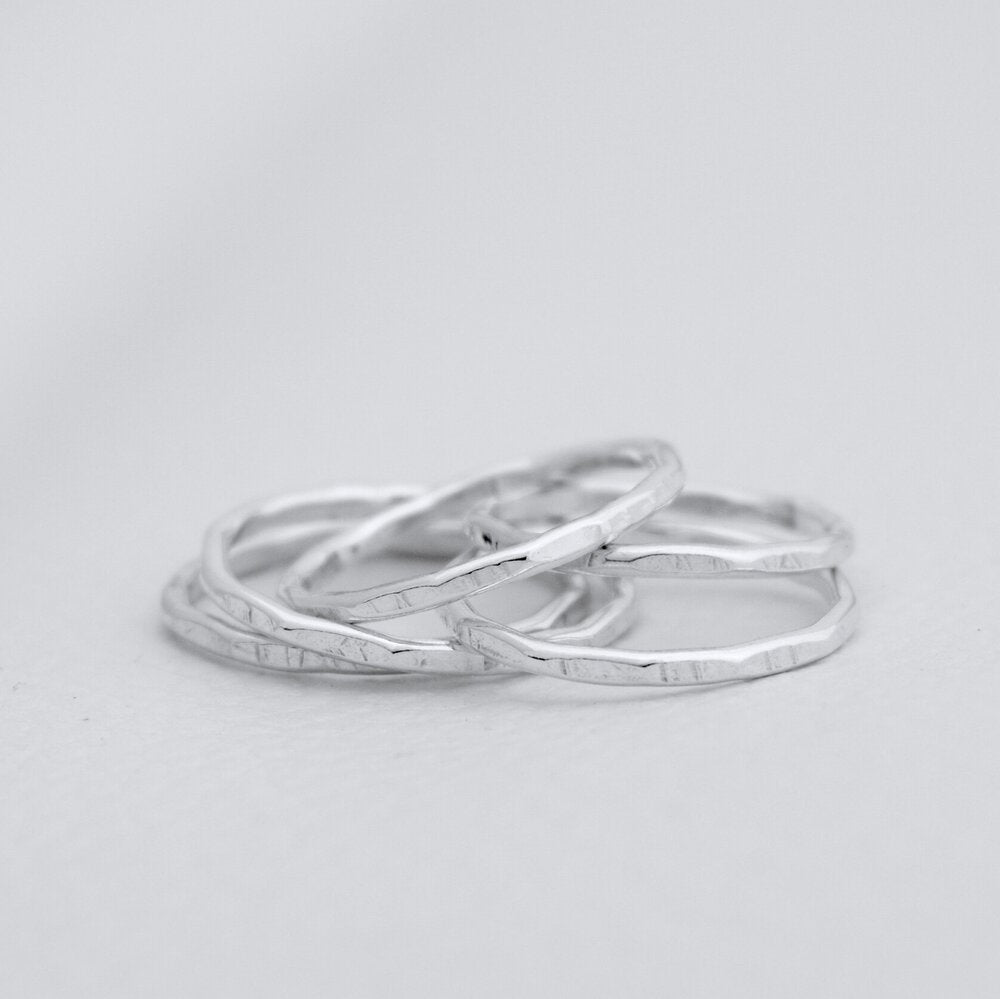 Silver Stack Ring